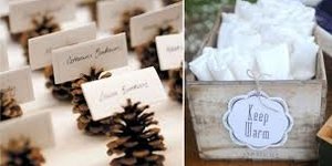 Blankets make for great favours. Perhaps even a hot water bottle?